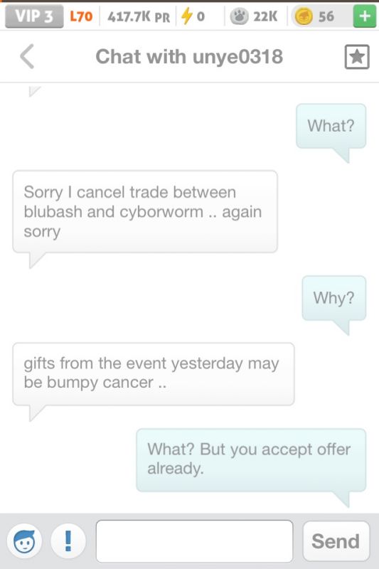 Cancel trade after accept offer 7 days