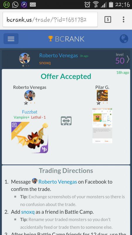 trade offer