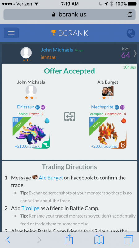 trade offer
