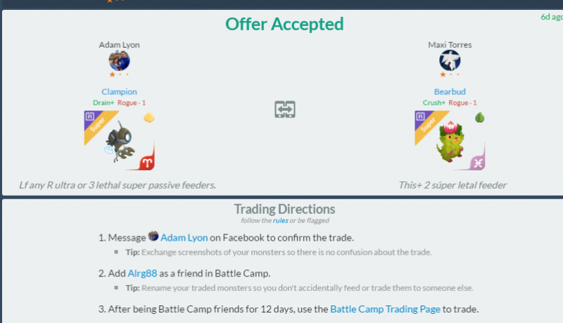 trade offer