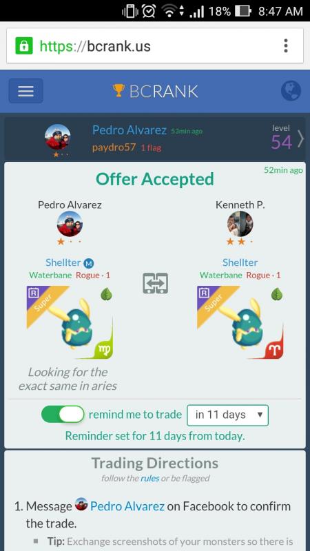 trade offer