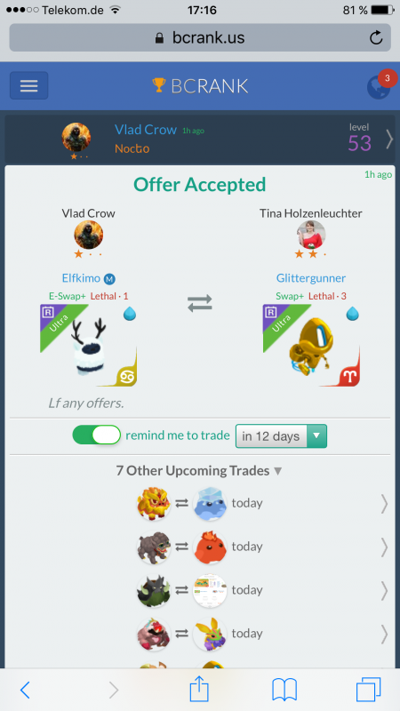 trade offer