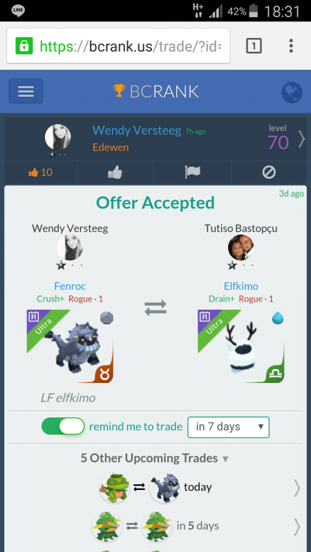 trade offer