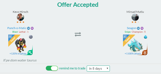 trade offer