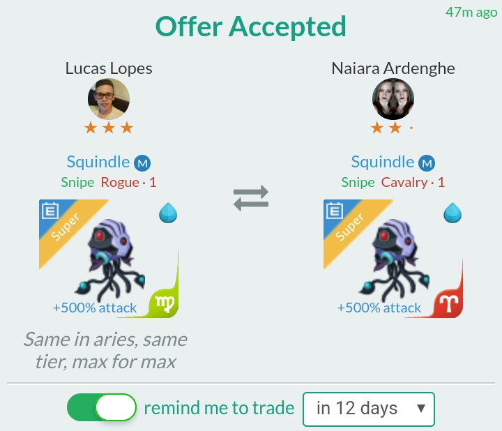 trade offer