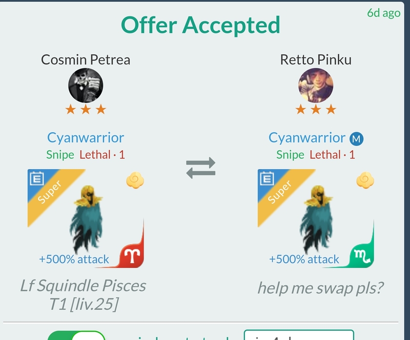 trade offer