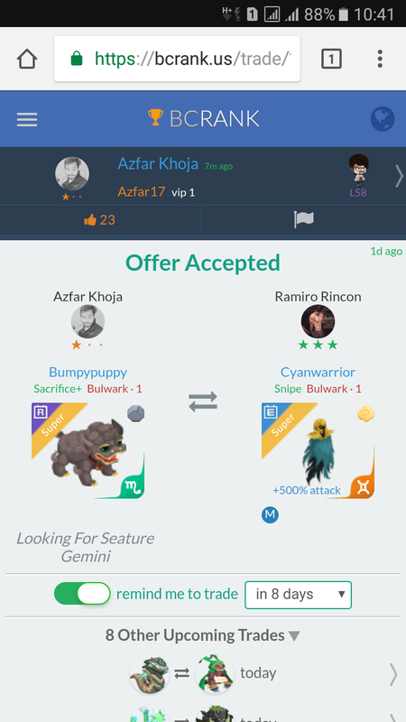 trade offer