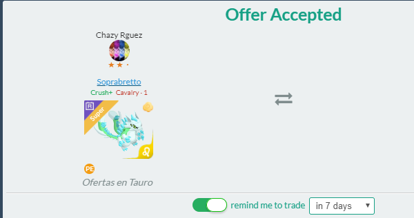 trade offer