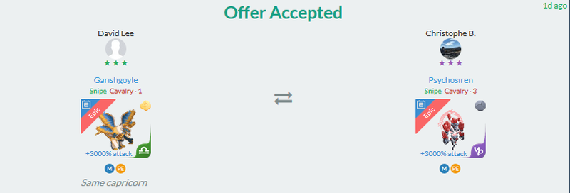 trade offer