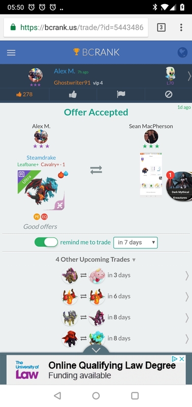 trade offer
