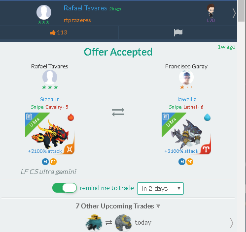 trade offer