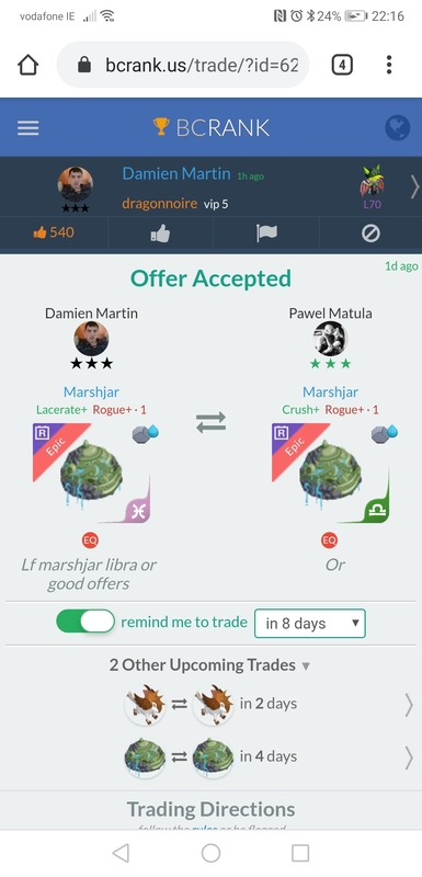 trade offer