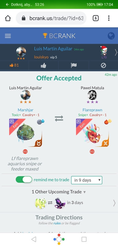 trade offer