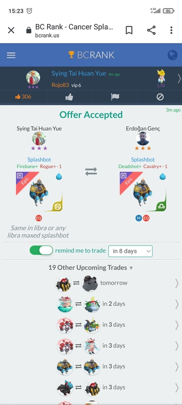 trade offer