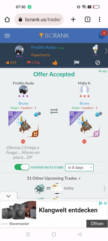 trade offer