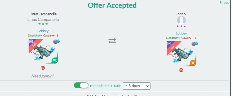 trade offer