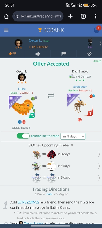 trade offer