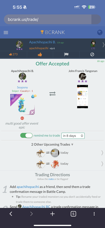 trade offer