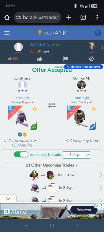 trade offer