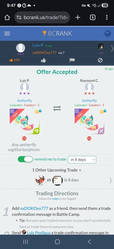 trade offer