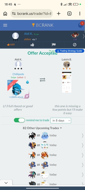 trade offer