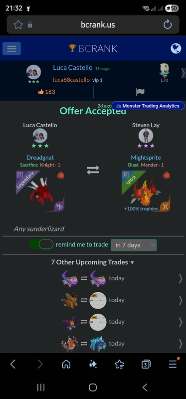 trade offer