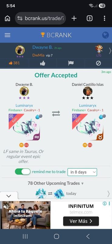 trade offer