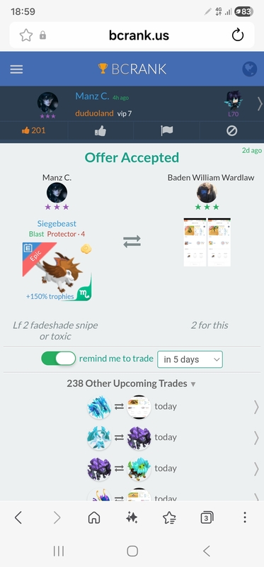 trade offer