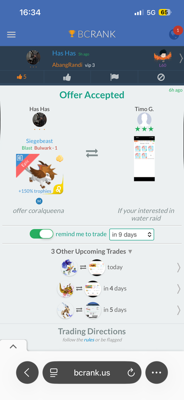 trade offer
