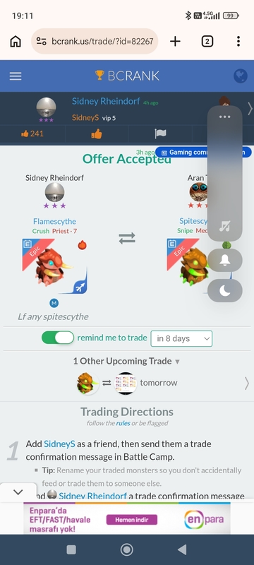 trade offer