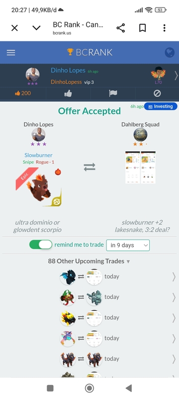 trade offer