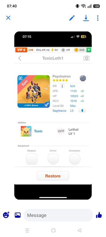 trade offer